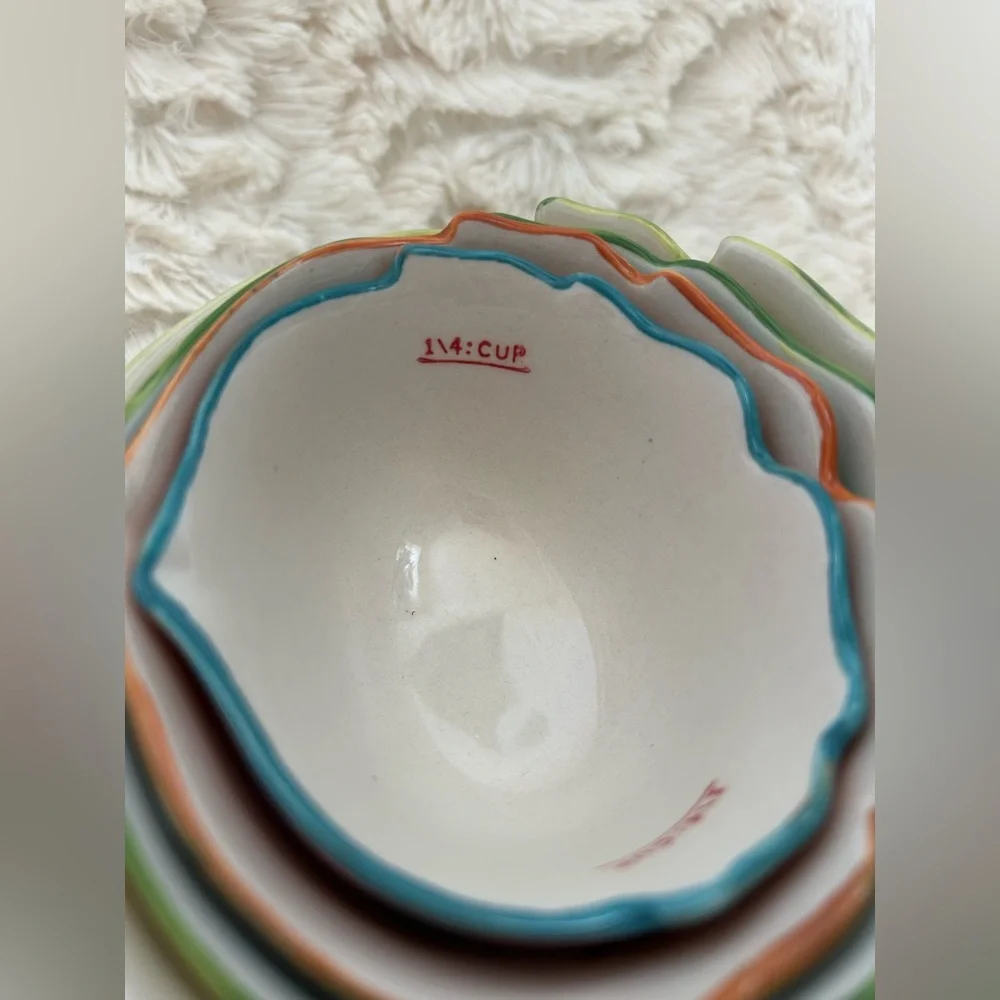 Pier 1 Imports Stoneware Owl Measuring Cups